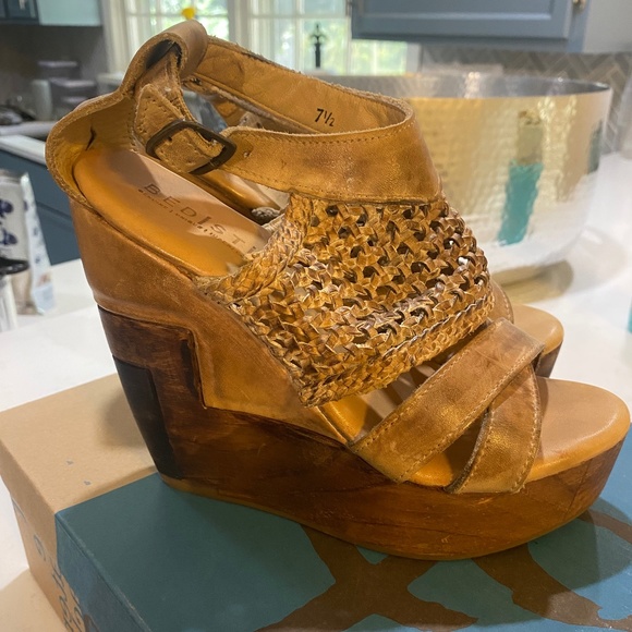 Bed Stu Shoes Bed Stu Petra Wedges Brown Size 75 Poshmark